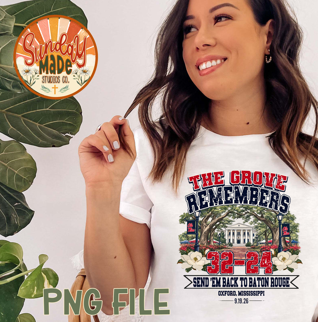 The Grove Remembers | DIGITAL PNG DOWNLOAD
