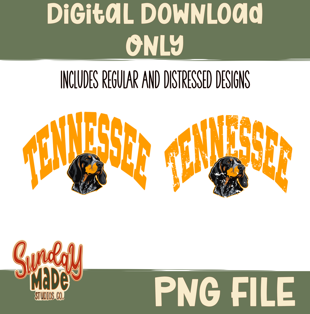Tennessee Orange and White Game Day | DIGITAL PNG DOWNLOAD