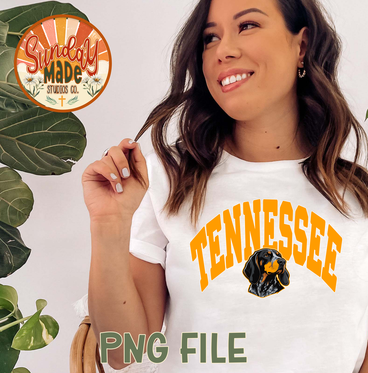 Tennessee Orange and White Game Day | DIGITAL PNG DOWNLOAD