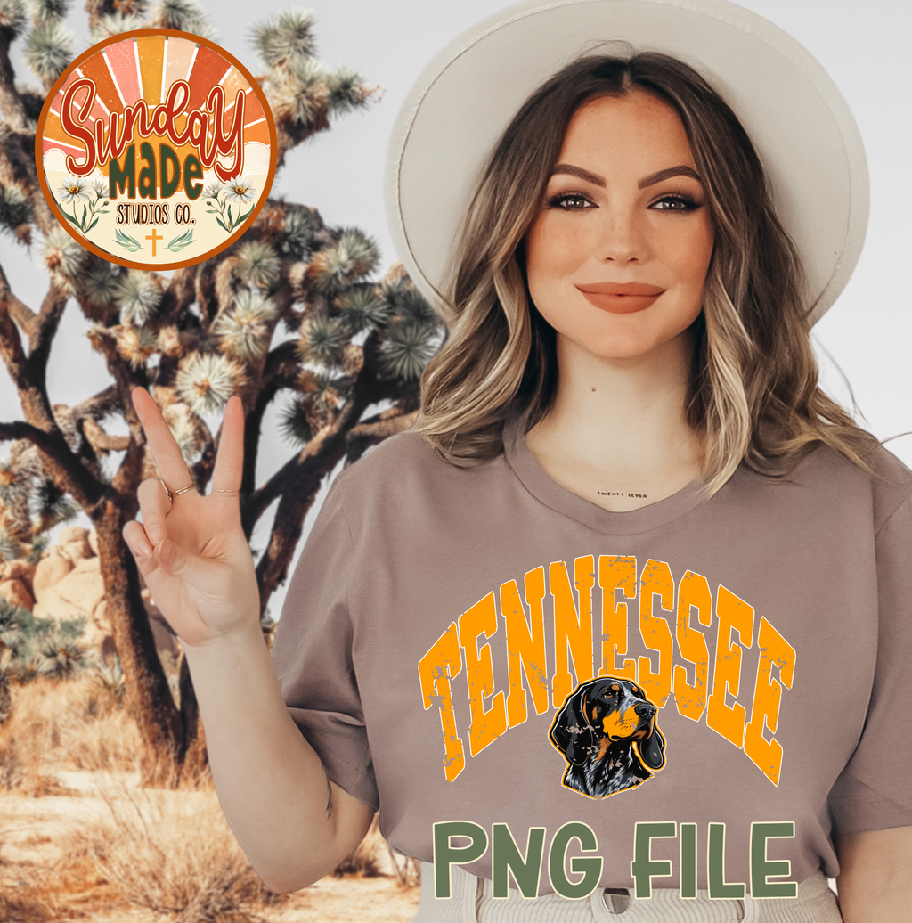 Tennessee Orange and White Game Day | DIGITAL PNG DOWNLOAD